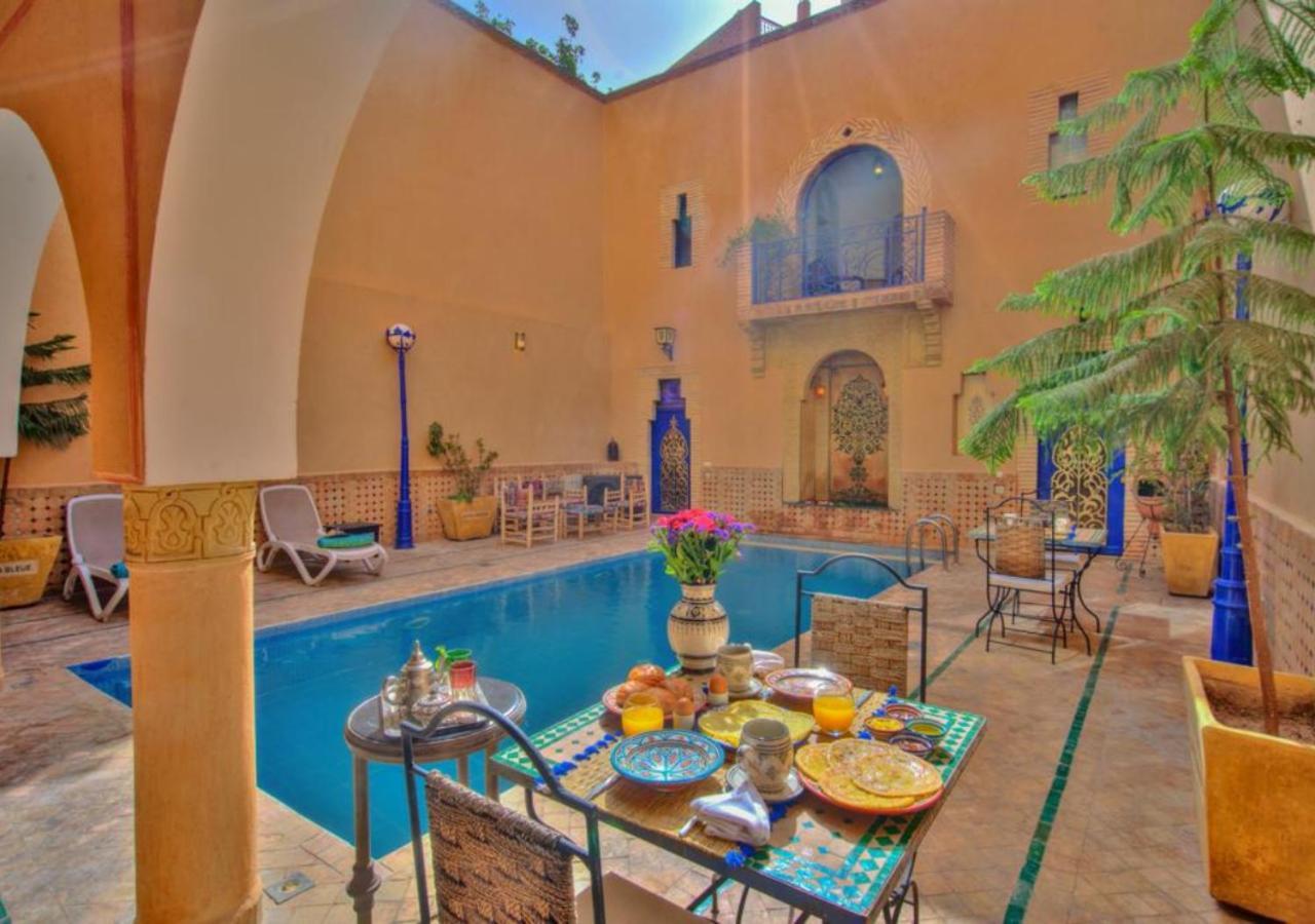 Riad La Villa Bleue & Spa Marakeş Dış mekan fotoğraf