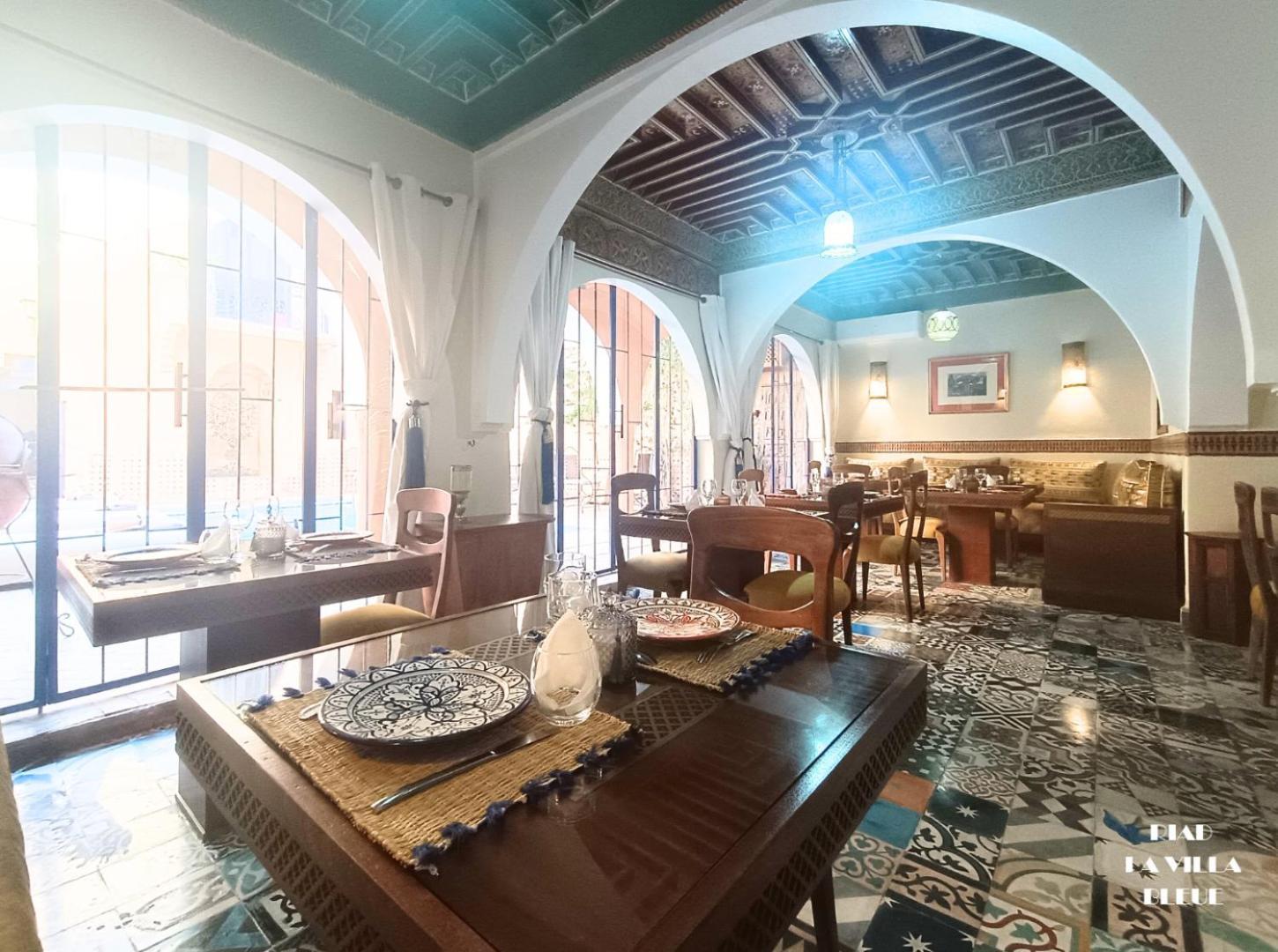 Riad La Villa Bleue & Spa Marakeş Dış mekan fotoğraf