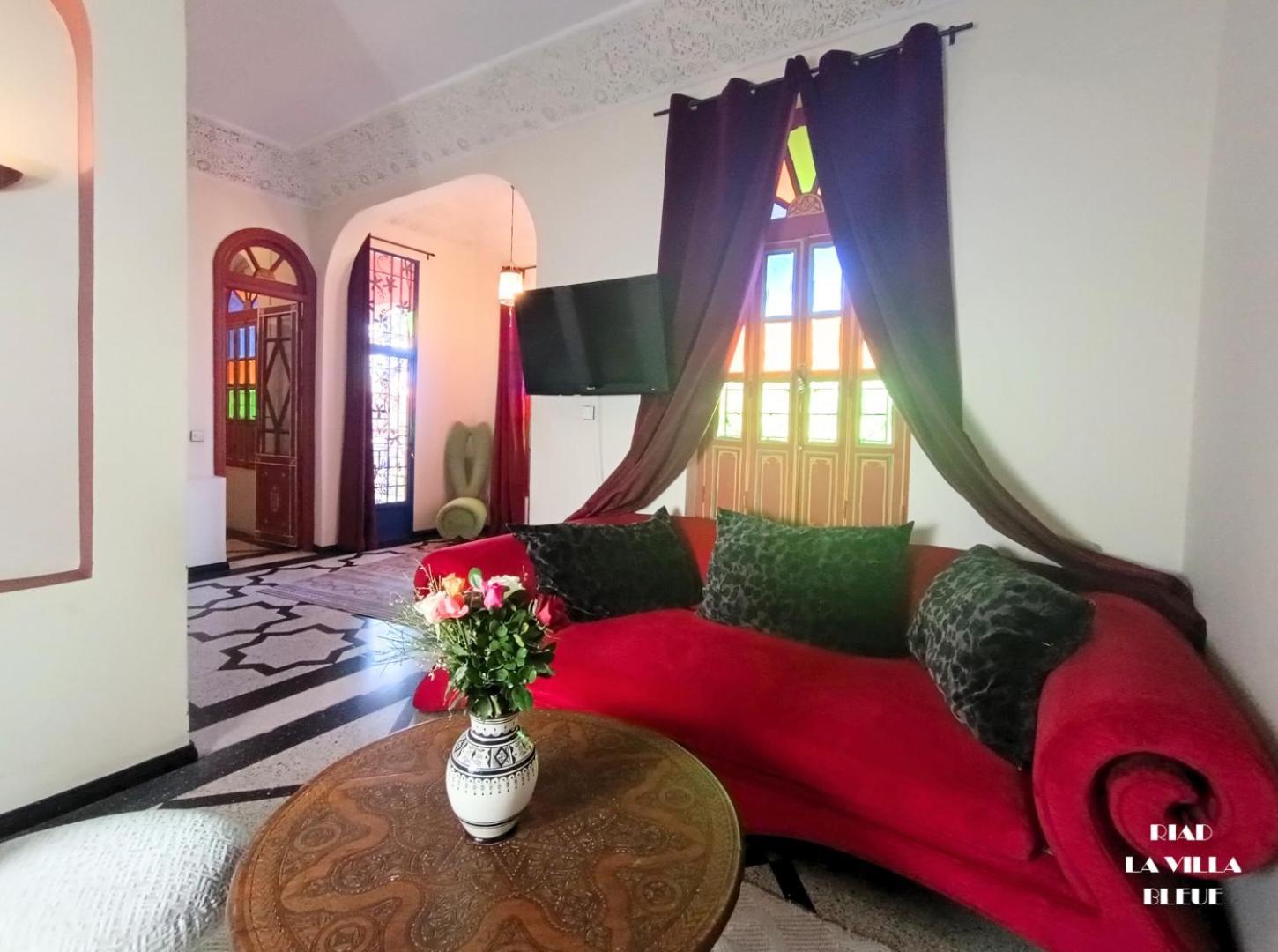 Riad La Villa Bleue & Spa Marakeş Dış mekan fotoğraf