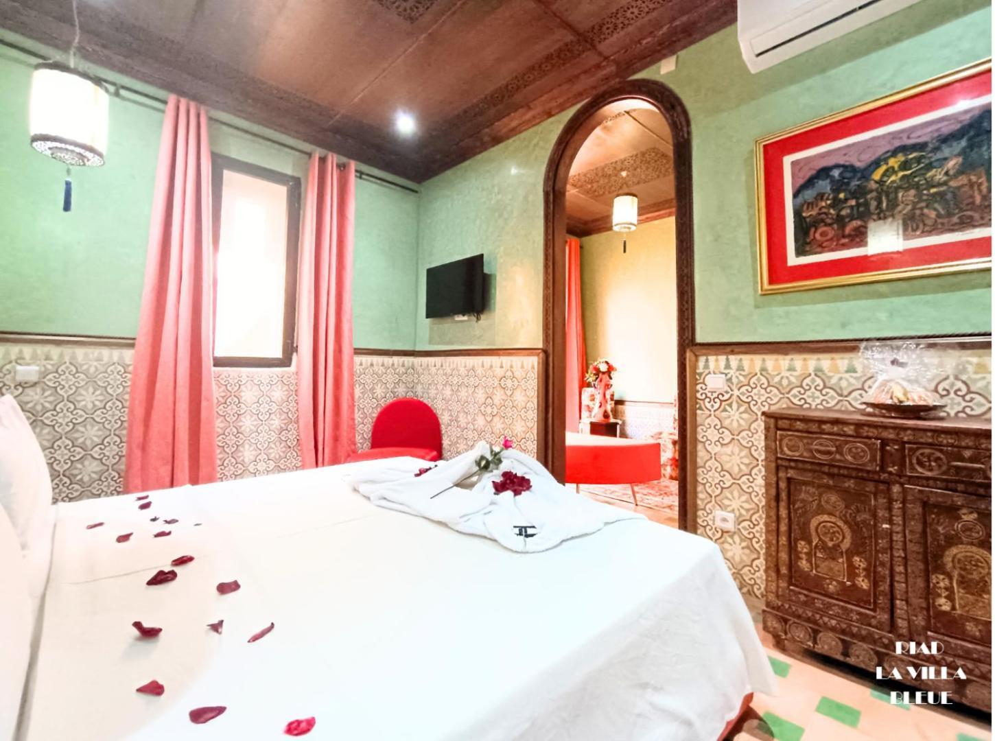 Riad La Villa Bleue & Spa Marakeş Dış mekan fotoğraf